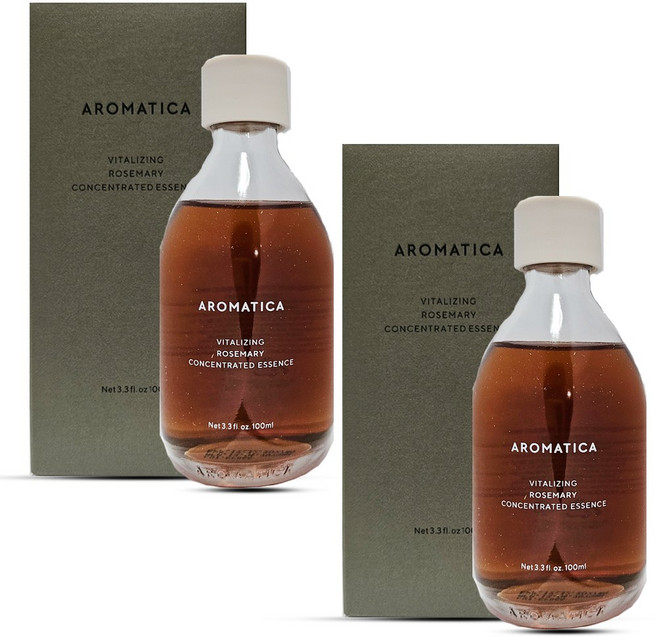 아로마티카 바이탈라이징 로즈마리 컨센트레이티드 에센스, 100ml, 2개