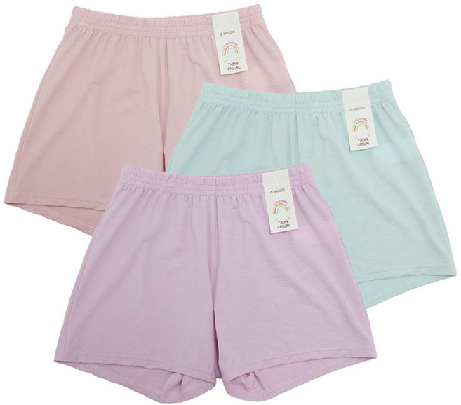 물랑루즈 올데이 인견 트렁크 사각팬티 3종 세트 여아동