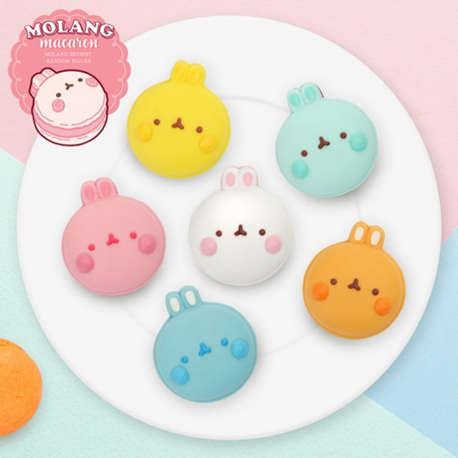 캐릭터 몰랑 디저트 랜덤 피규어 마카롱 랜덤1개, 1개