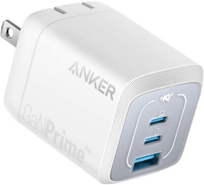 Anker Prime 100W GaN USB C 充電器 3孔 PPS 快充 原廠保固18個月, 1個, 67W A2669 白