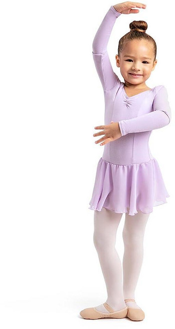 Capezio 여성용 긴소매 드레스 라벤더. 132798 5399412140, Large, 라벤더