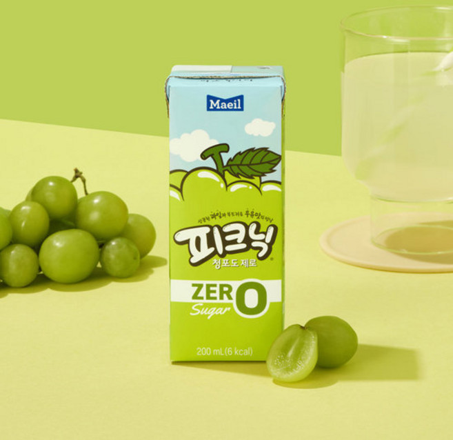 피크닉 제로 2종 2박스 총 48팩 (사과24팩 + 청포도 24팩), 48개, 200ml
