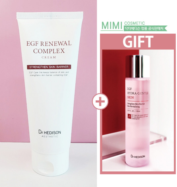 닥터헤디슨 EGF 리뉴얼 콤플렉스 크림 200ml ( EGF 젠틀스킨 150ml 증정), 1개