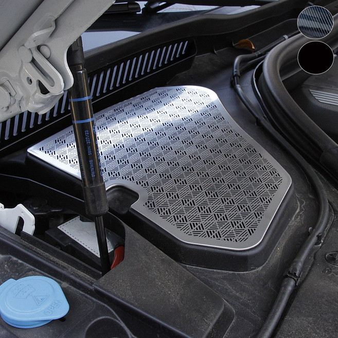 ((M-Automotive)) BMW 5시리즈 G60 엔진룸 에어필터 부유물 방지 커버 호환제품, 엔진룸 필터(블랙), 1개