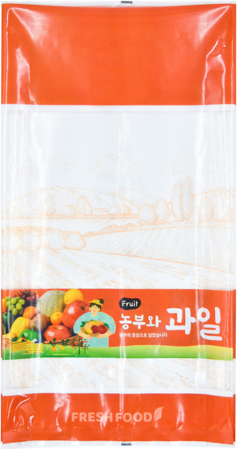 농부와 과일 마트용 포장봉투 100매, 1세트