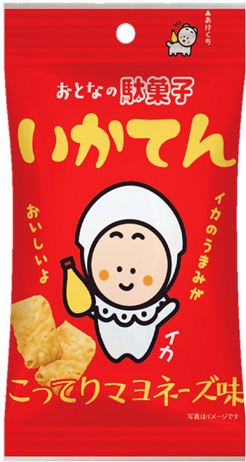 Maruka Food Expenses Rich Series 炸魷魚零食 濃鬱美乃滋口味, 1個, 22g