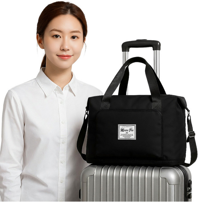 우제스트 여행용 접이식 캐리어 보스턴백