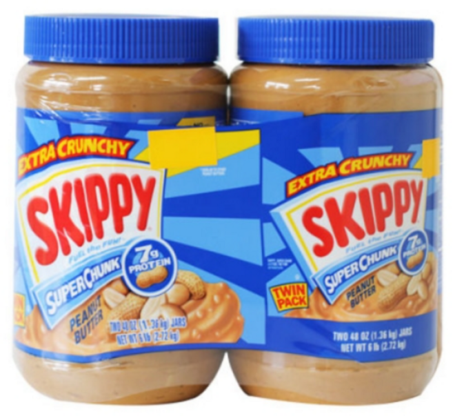 스키피 땅콩버터 수퍼청크, 1.36kg, 2개