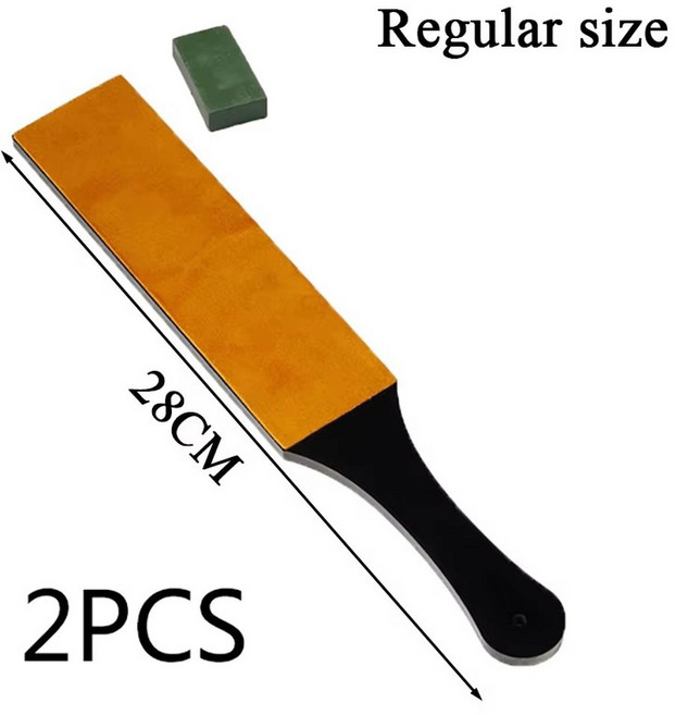 DS BD 칼을 키트를 하는 스트로핑 양면 블록 위한 화합물 있는 가죽 스트롭 칼이 날카롭게, Polishing Leather, Set C, 1개