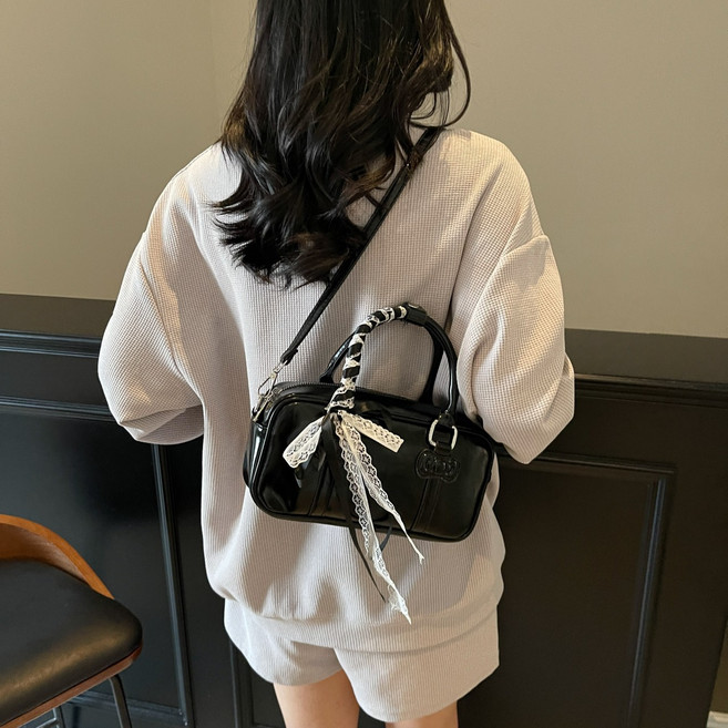 란몰 리본레이스 숄더백 발레코어 미니백 토트크로스백