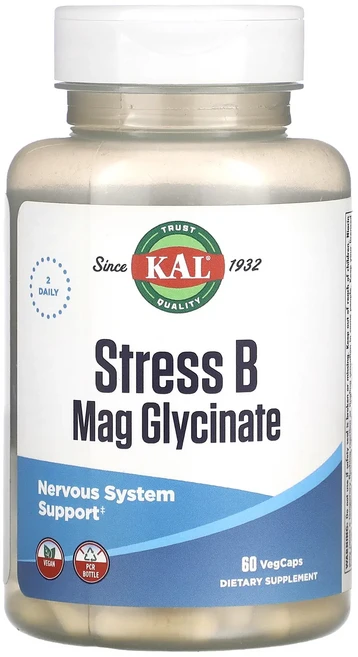 헁복하고 건강하세요 KAL 스트레스 B 마그네슘 글리시네이트 베지 캡슐 60정 늘 챙기셔야합니다, KAL스트레스B마그네슘글리시네이트베지캡슐60정, 1개 - 쿠팡