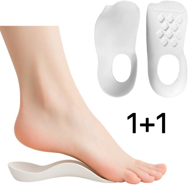 1+1걸을때도 자세교정 족저근막염 평발 아치 깔창 OX다리 교정 보조 기능성