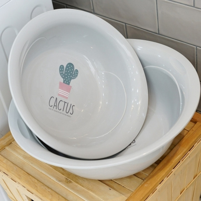 보노하우스 국내생산 칵투스 세숫대야(대)