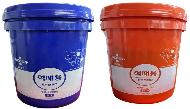 오공 석재 에폭시 세트 석재용 2액형 접착제 20kg, 1개