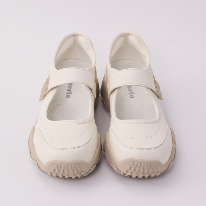 슈리오 여성 논슬립 벨크로 메리제인 캐주얼 스니커즈 4cm