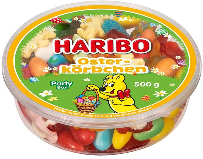 Haribo (해외) 하리보젤리 부활절 과일 바구니 500g, one option, one option, 1개