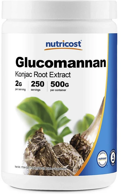 Nutricost Glucomannan 뉴트리코스트 글루코만난 파우더 500g, 1개 - 쿠팡