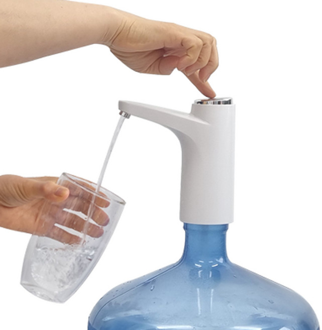 원터치 워터 펌프 에코보틀 생수 디스펜서, 1개