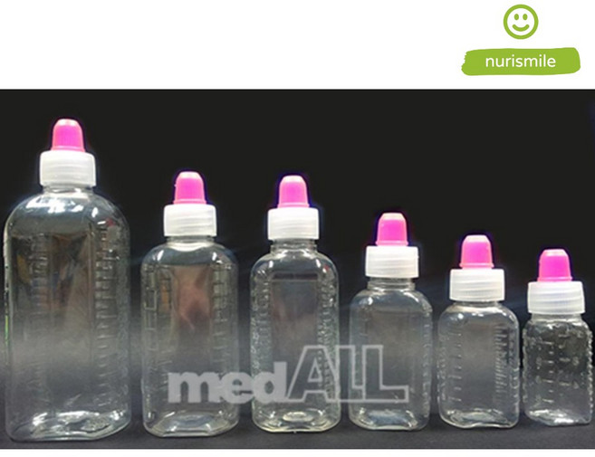 누리스마일 MED 아기 콧물제거용 소독약병 20ml (90~100개) / 통 세척 미니 세트