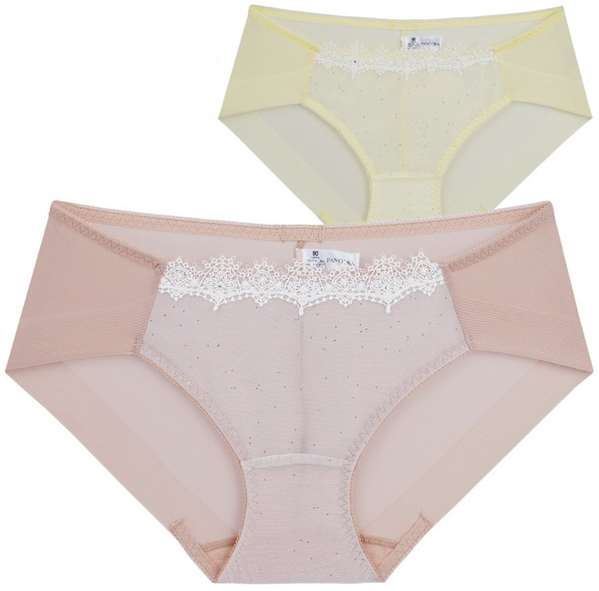 판도라by비비안 로맨틱 자수 누디팬티 ppt7044n