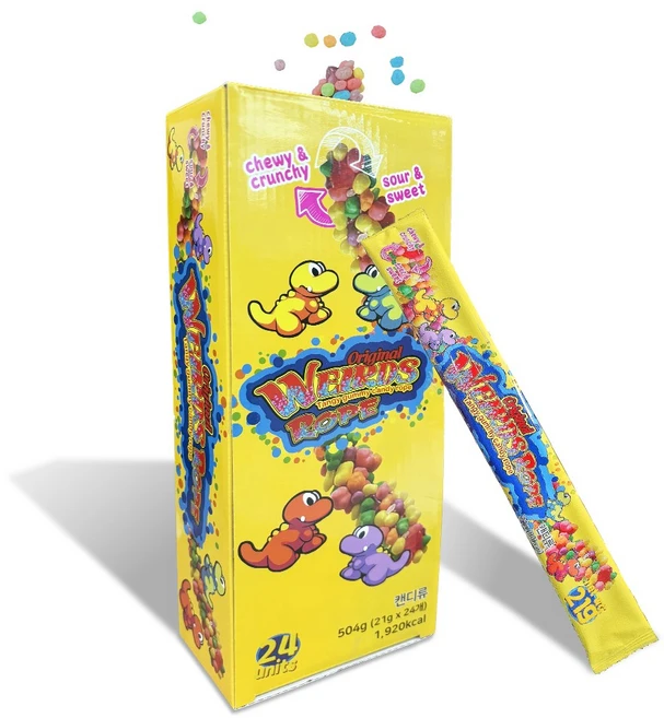 오리지널 워즈 로프 구미 캔디, 24개, 21g - 쿠팡