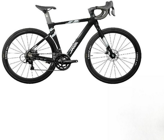 자바 JAVA 오리가 디스크 브레이크 18단 학생 성인 로드자전거 로드바이크 AURIGA, 500 M사이즈 추천 Net 신장 171-177 CM, 광택 블랙