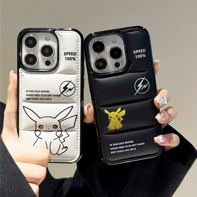 마모르 갤럭시 S25 S24 S23 울트라 플러스 아이폰 16 15 14 프로 맥스 캐릭터 일러스트 패딩 실리콘 케이스 PT-A1379