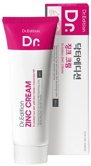 닥터 징크크림 50ml 아기 소아 피부 관리 건성 수분 보습 민감성 트러블, 1개 - 쿠팡