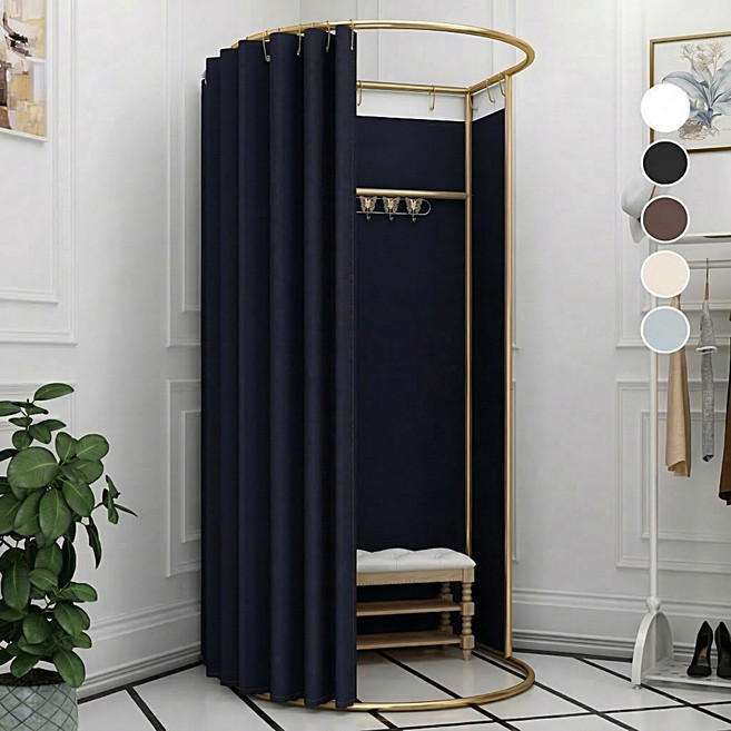 GSTUFF 옷가게 간이 탈의실 매장 피팅룸, 블랙