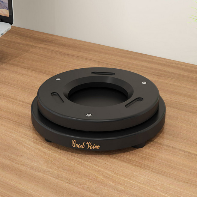 2단 스피커 스탠드 하만카돈 사운드스틱 4 5세대 크리스탈 방진 받침대 데스크탑 거치대, 4세대 저음 트레이형 (블랙), 단일 모델