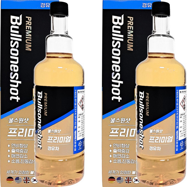 불스원샷 프리미엄 500ml 연료첨가제, 2개