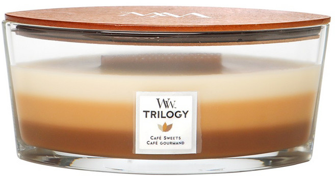 우드윅 향초 일립스 트릴로지 캔들 453 g 카페 스위트, 1개