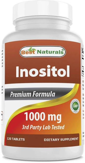 베스트네츄럴스 이노시톨 1000mg 타블렛, 1개, 120정 - 쿠팡