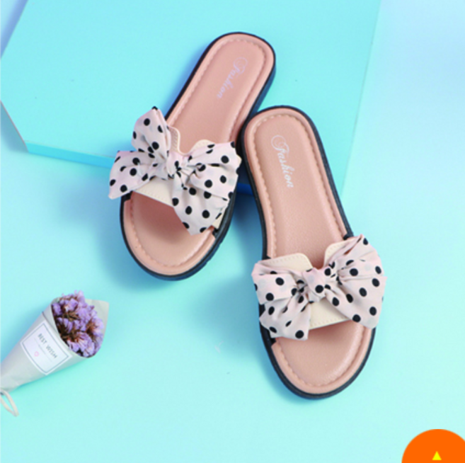 떙땡이 리본 캐쥬얼 슬리퍼 샌들