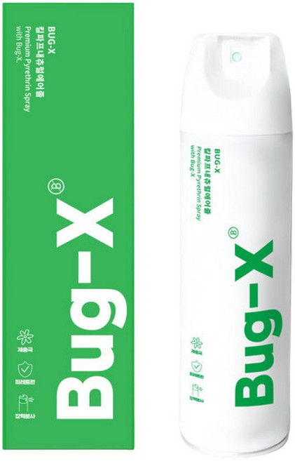 버그엑스 국산제조 무향 내츄럴 천연성분살충제 500ml 여행용 빈대 베드버그, 1개