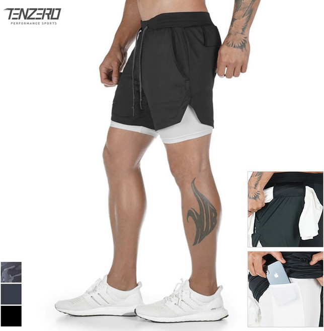 마우나케아 텐제로 러닝패션 남성 5부 반바지레깅스 조깅팬츠 이너포켓 수건걸이 헬스 자전거 등산 TZ25_SP25M