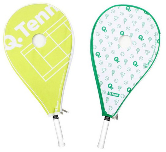 큐텐 테니스 스윙커버 미드플러스 라켓 헤드커버 스윙연습, 색상:그린코랄, 1개