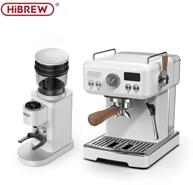 HiBREW 반자동 에스프레소 커피 머신 DIY 기능 카푸치노 & 라떼 H10plus 용 20Bar 압력 온도 조절, 01 CHINA, 01 영국, 01 H10 Plus G7