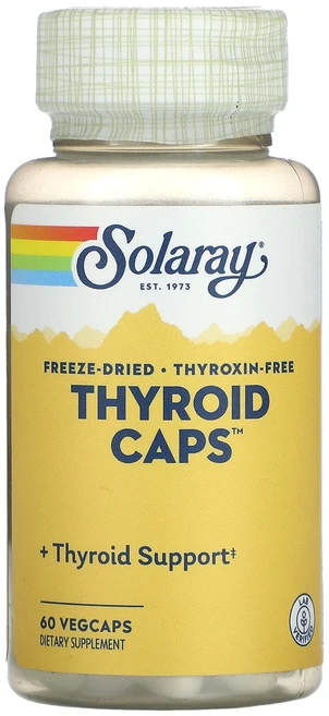 Solaray 동결건조 Thyroid Caps 60정, 1개 - 쿠팡