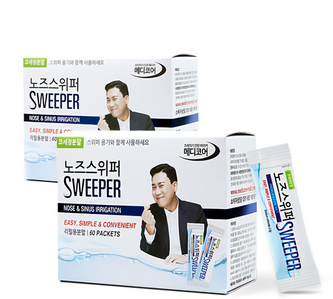 노즈스위퍼 코세정용 분말 60p, 2개