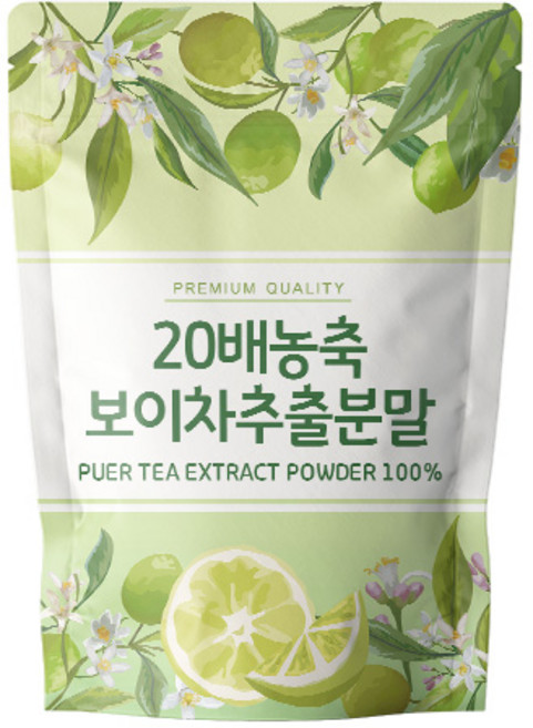 닥터릴리 20배 농축 보이차 추출 분말 가루, 1개, 500g, 1개입, 1개