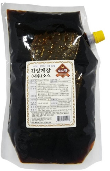 현진식품 간장게장 소스 2.5kg 간장게장용 소스 새우장 연어장 소스, 4개