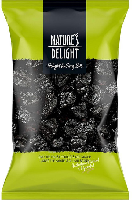 호주 네이처스 딜라이트 Nature's Delight Prunes Pitted 드라이드 프룬 말린 자두, 2개, 500g