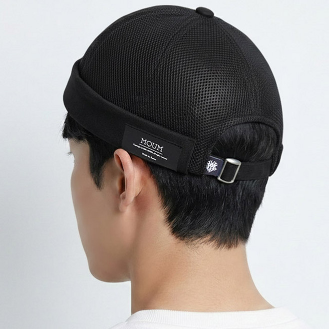 베이직엠 남성 여성 비니 레옹모자 여름 와치캡 헤드 전면메쉬