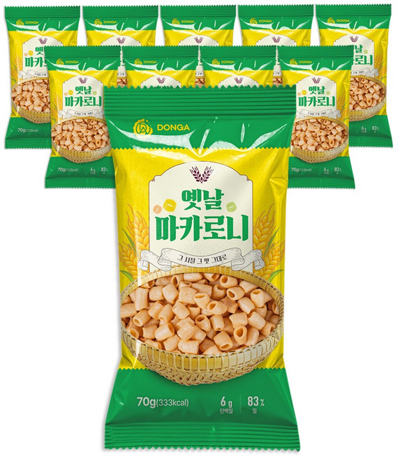 옛날 마카로니, 10개, 70g
