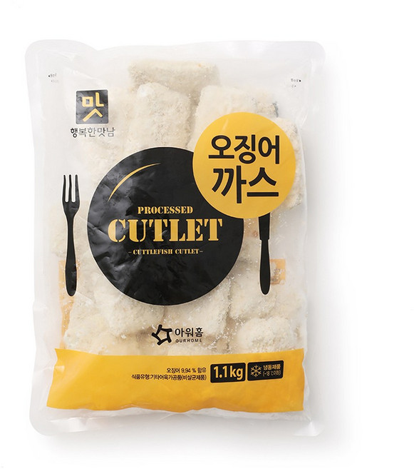 아워홈 오징어까스, 2개