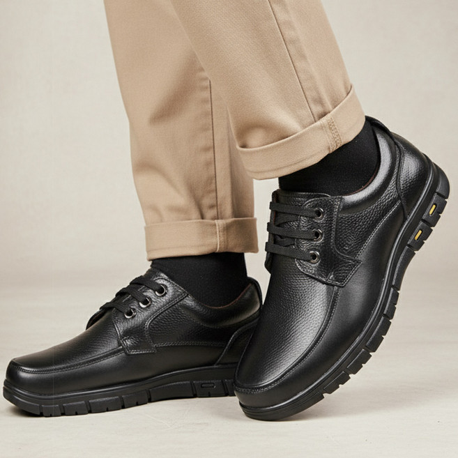 스토리원 소가죽 남자 편안한 캐주얼 구두 슈즈 SH-MLF-8802