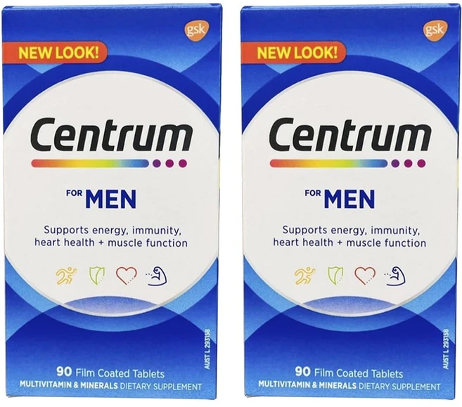 센트룸 멀티비타민 포 맨, 2개, 90정, 90정 - 쿠팡