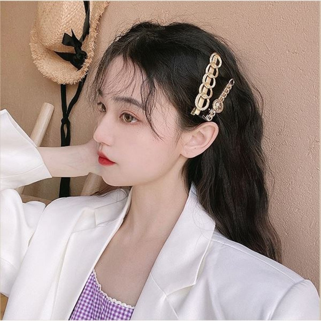 미다미 [2P세트] 골든체인집게핀