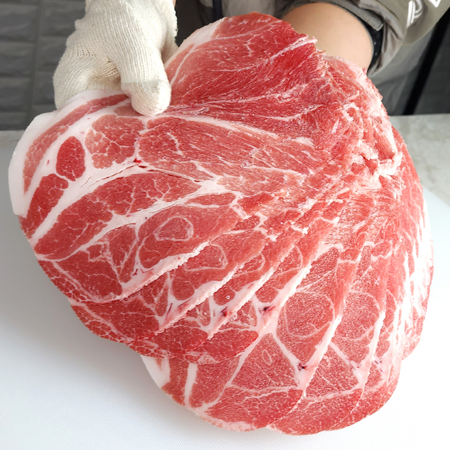 [당일발송] 업소용 극강 가성비 대용량 제육용 목전지 왕목살, 1개, 2kg